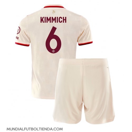 Camiseta Bayern Munich Joshua Kimmich #6 Tercera Equipación Replica 2024-25 para niños mangas cortas (+ Pantalones cortos)